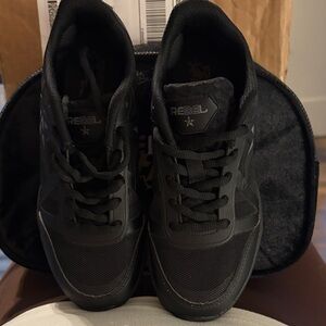 rebels Women's Black Athletic Sneakers - Lightweight Support